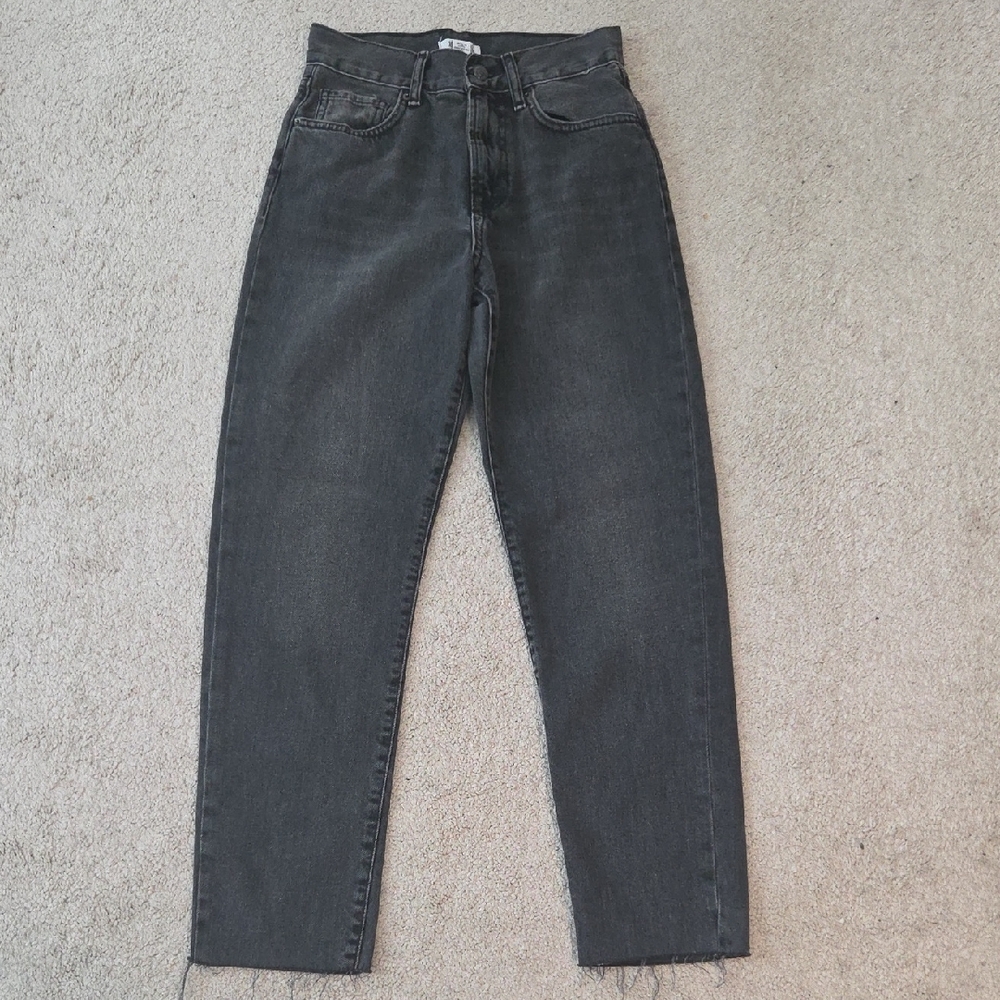 Forever 21 Black Washed Denim Jeans